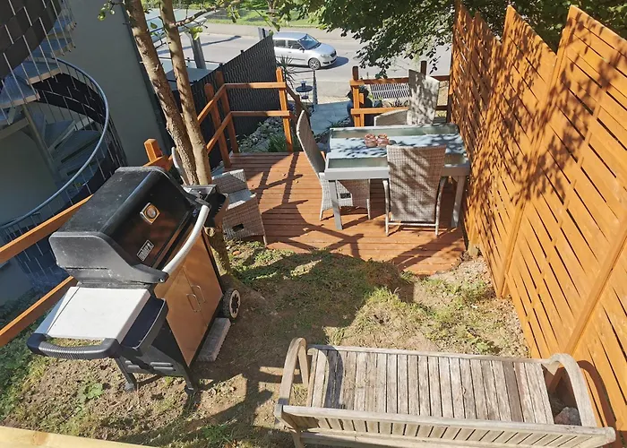 Skyline Klimatisierte Dachgeschoss-Wohnung In Dornbirn Mit Blick Ins Rheintal