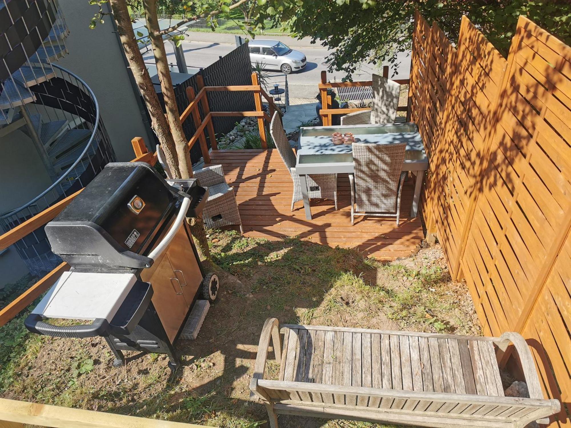 Skyline Klimatisierte Dachgeschoss-wohnung In Mit Blick Ins Rheintal *